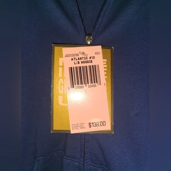 Juicy Couture Alantic Blue Rhinestone Hoodie (Kids L/Women's XS)(NWT) - Picture 3 of 6